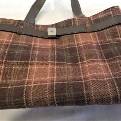 Lot #59  RALPH LAUREN handbag - great Fall Colors