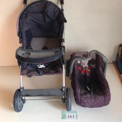 Mickey Mouse Doll stroller & Car Seat