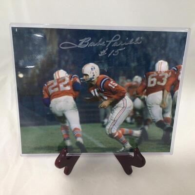 20) NFL | Babe Parilli Signed Picture