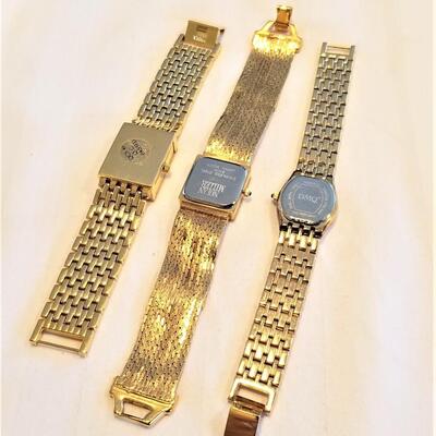 Lot #60  Three Fashion Watches - Gruen, Nolan Miller, DMQ