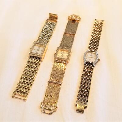 Lot #60  Three Fashion Watches - Gruen, Nolan Miller, DMQ