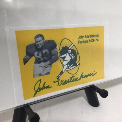26) PACKERS | HOF John Martinkovic Signed Picture