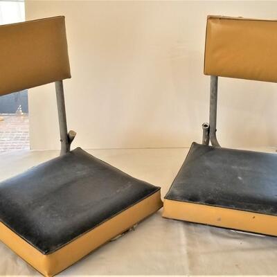 Lot #65  Pair of Vintage NFL SAINTS Stadium Seats