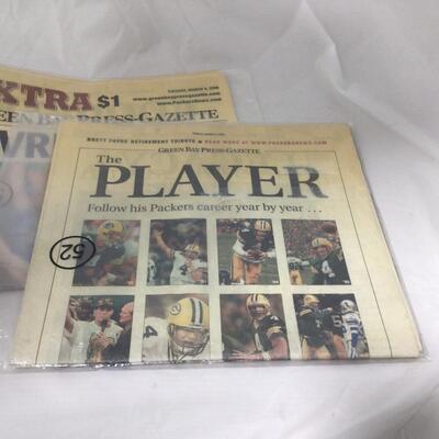 31) PACKERS | 1996-1997 Packers Playoff Newspapers