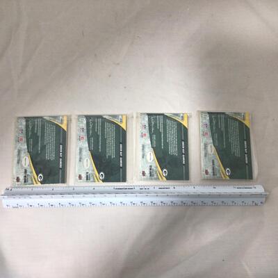 32) PACKERS | Commemorative Green Bay Helmet Cards