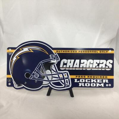 39) NFL | Chargers Locker Room Sign