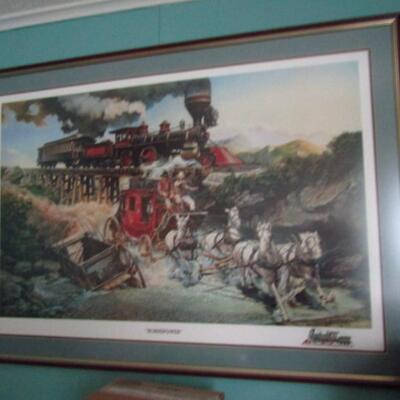 Wall Art- 'Horsepower' by Werner Willis #65/950- Signed by Artist