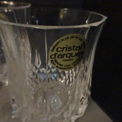 LOT 45. CRYSTAL GLASSES