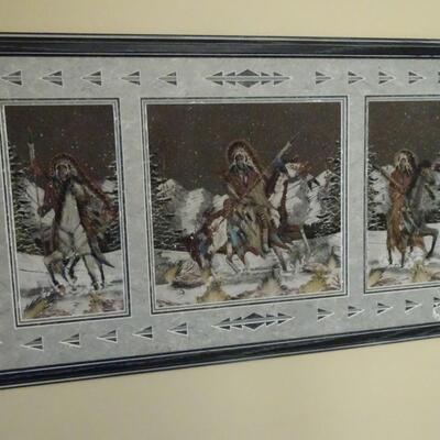 LOT 49. NAVAJO SAND ART BY GARY LEE