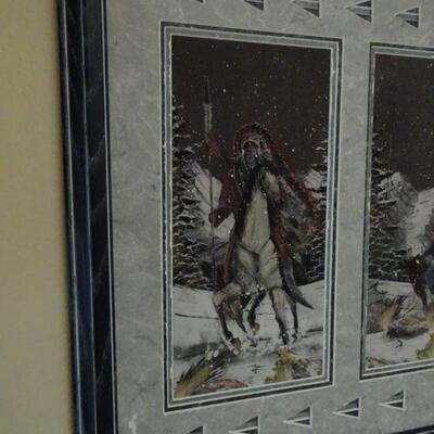LOT 49. NAVAJO SAND ART BY GARY LEE