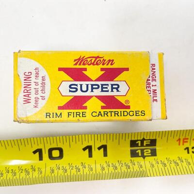 WESTERN SUPER X 22 RIM FIRE CARTRIDGES #1