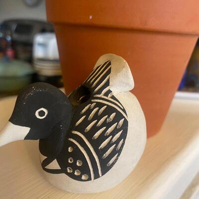Small ceramic Greek/Minoan bird 2â€