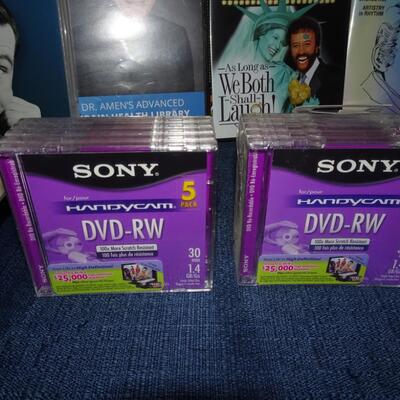 LOT 62. VHS. DVD AND DVD-RW