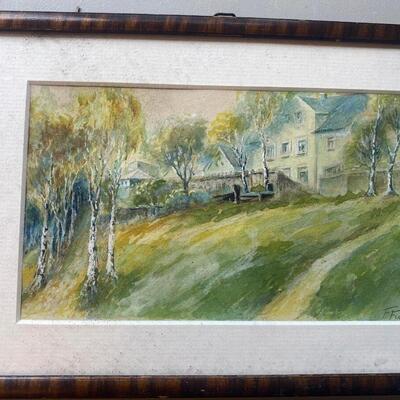 Small F. Fuchs Original art