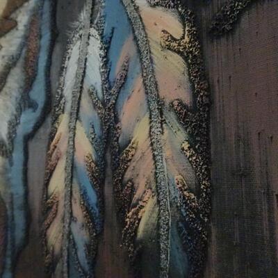 LOT 64. NATIVE AMERICAN ART 50" X40"