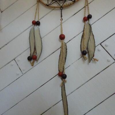 LOT 67. NATIVE AMERICAN ART INSPIRED WALL ART