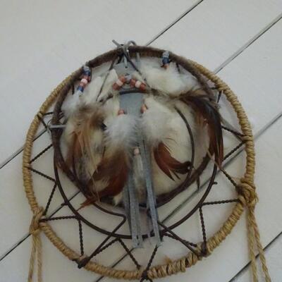 LOT 67. NATIVE AMERICAN ART INSPIRED WALL ART