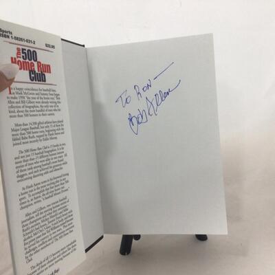 53) BASEBALL | Signed Bob Allen, Tim Allen, and Books