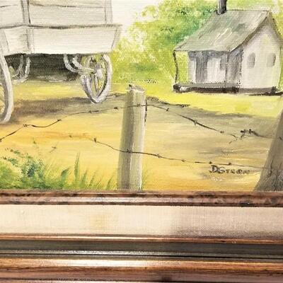 Lot #66  Original Oil on Canvase - Cotton Pickers  (signed)