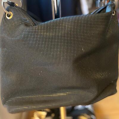 Urban oxide black gunmetal textured handbag purse