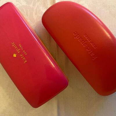 Pair Kate spade  eyeglasses cases