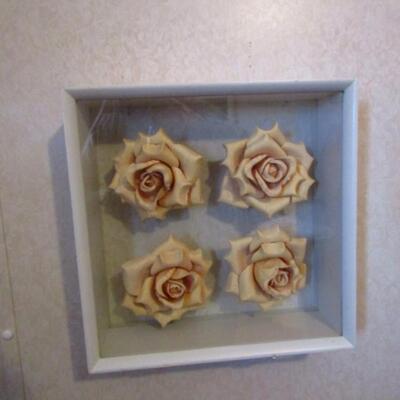 Wall Art- Roses in Shadow Box