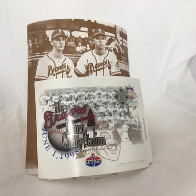 56) BASEBALL | Braves Poster and Paper Pieces