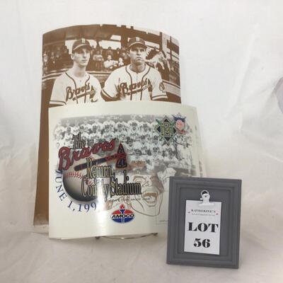 56) BASEBALL | Braves Poster and Paper Pieces