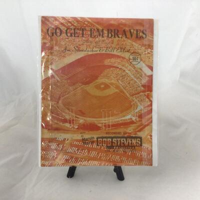 59) BASEBALL | Go Get Em Braves Sheet Music