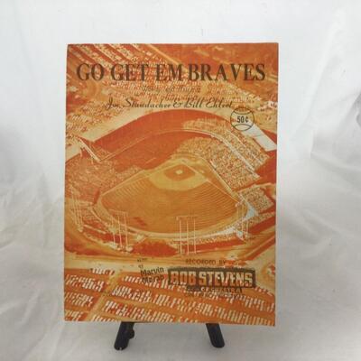 59) BASEBALL | Go Get Em Braves Sheet Music
