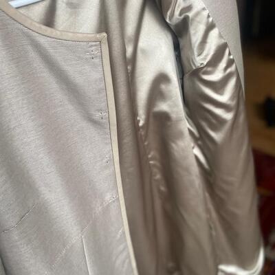 Elie tahari Champagne oyster long dress tunic