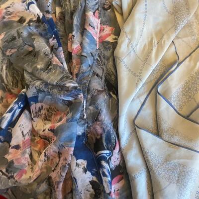 Pair of scarves light blue dream: floral and Rodial Paris