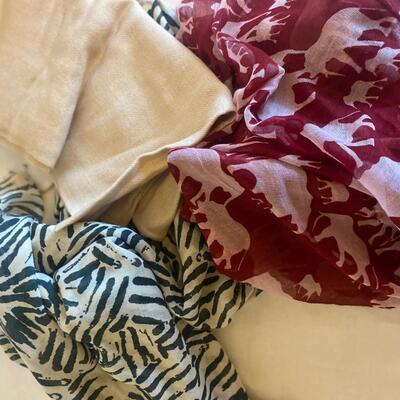 Trio of scarves Modern set