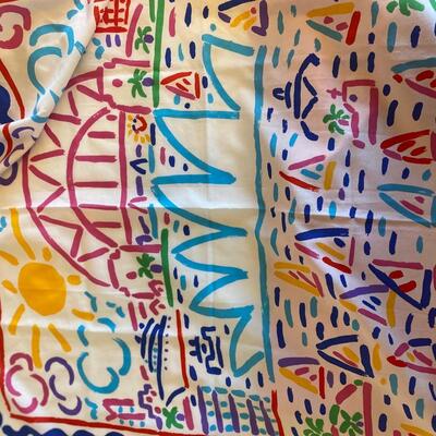 Pair of scarves: bright edition