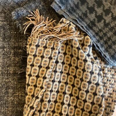 Trio of scarfs: menswear set