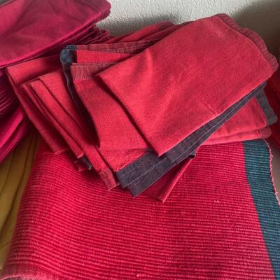 Massive placemat and napkin lot two sets crate and barrel