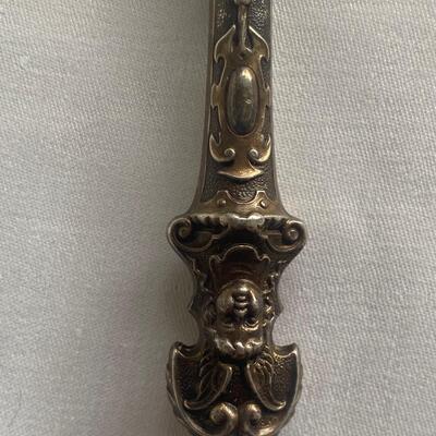 Antique figural server pickle olive fork