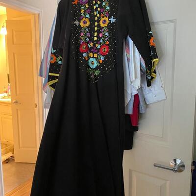 Hand Embroidered Eastern European caftan