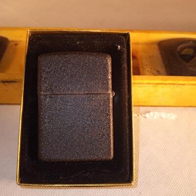 VINTAGE 1994 CAMEL THE HERD SOLID BRASS PANEL BLACK CRACKLE ZIPPO LIGHTER new in box