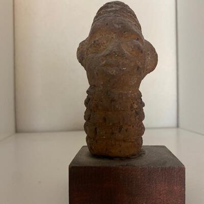 Funerial Terra cotta figure 3â€ Nok Africa Nigeria Ghana