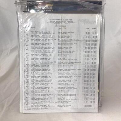 92) NASCAR | Mixed Group of Driver Cards and Papers