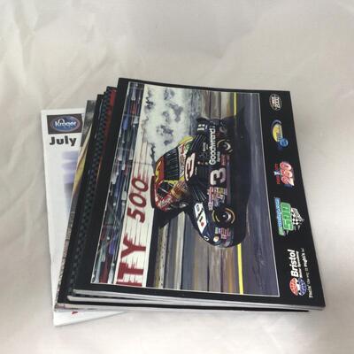 97)  NASCAR | Mixed Group of Driver Cards and Papers