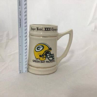 108) NFL | Packers, Dolphins, Chiefs, 49ers, Cowboys, Jetts, and Raiders Steins