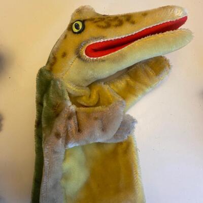 Puppet Original antque steiff crocodile