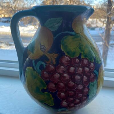 Handpainted pitcher