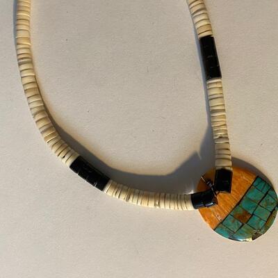 Ethnic art necklace