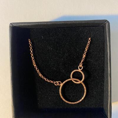 Modern geometric necklace