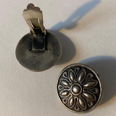 sterling silver clip on earrings  925