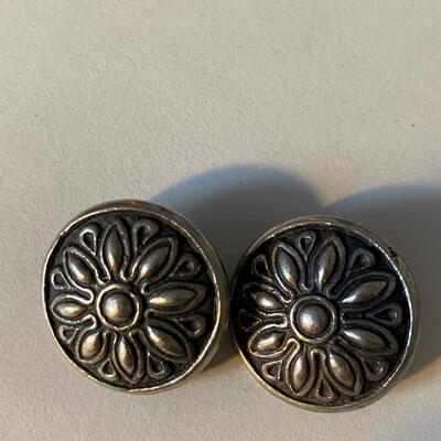 sterling silver clip on earrings  925