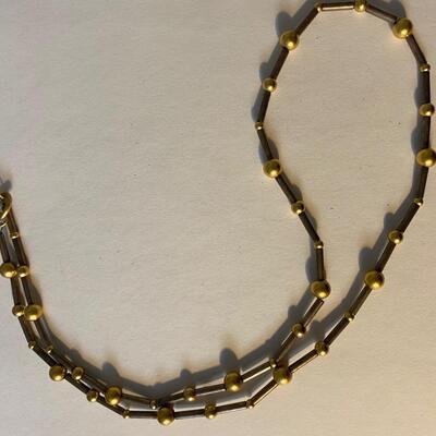 Three necklace lot